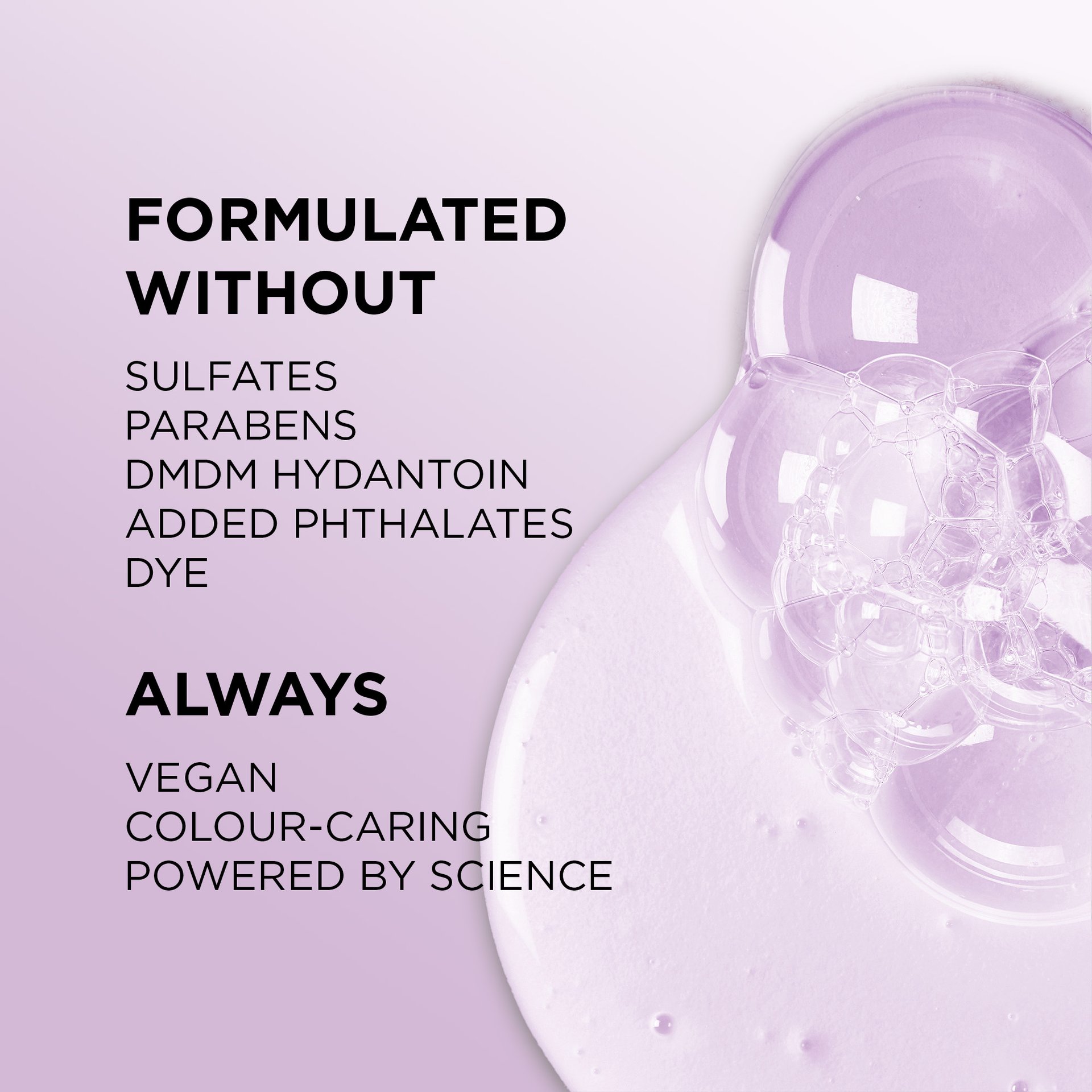 L'Oréal Paris EverPure Sulfate-Free Blonde Shampoo, Free of Ingredients and Textures